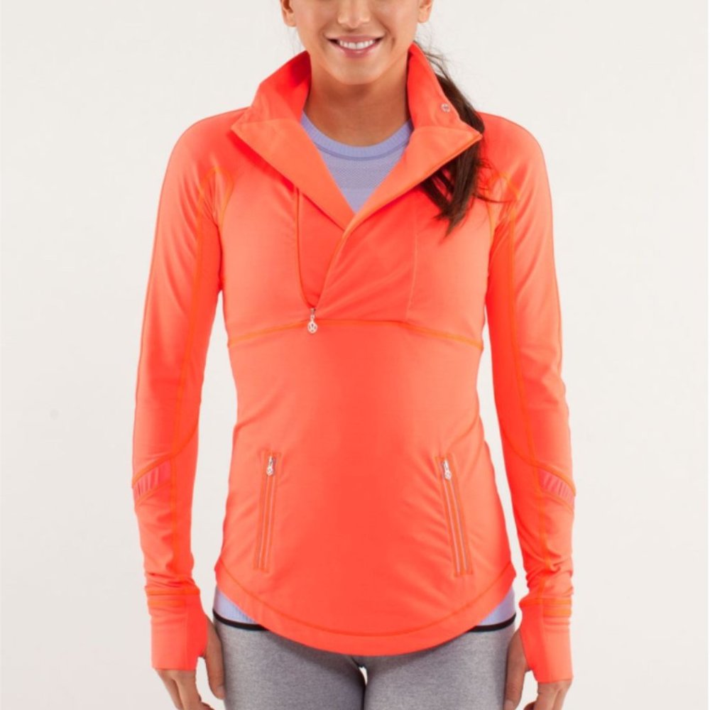 Lululemon Run: Reflect Pullover - Light Flare - 4